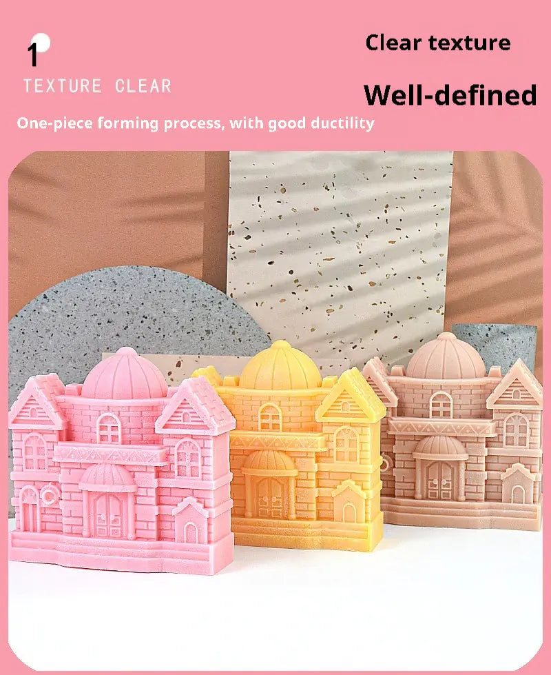 Castle Candle Silicone Mold