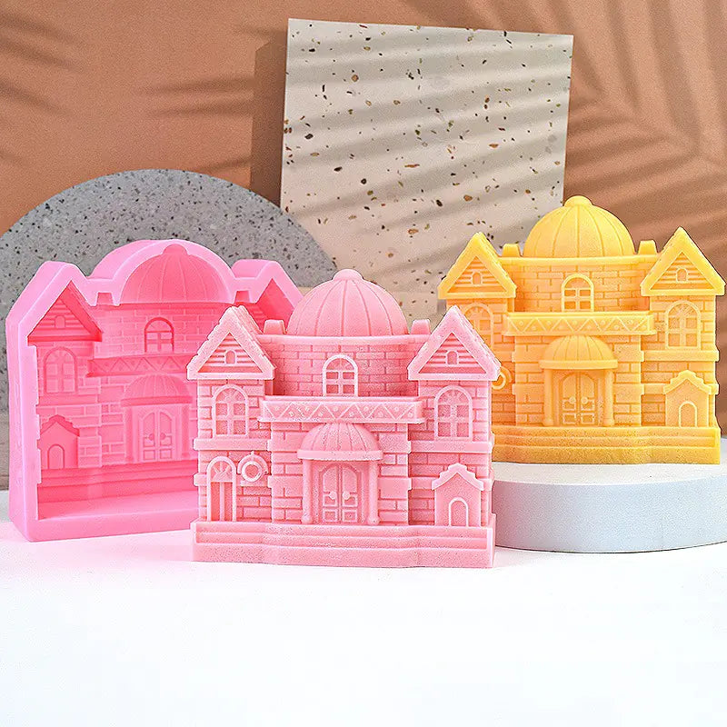 Castle Candle Silicone Mold