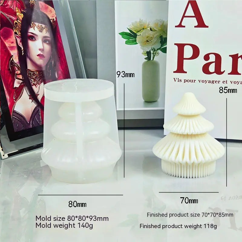 Christmas Tree Silicone Candle Mold