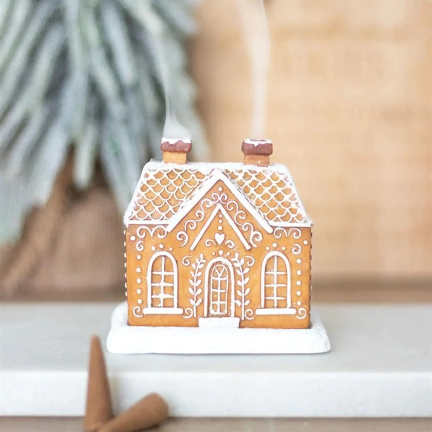 Gingerbread Cottage Incense Burner