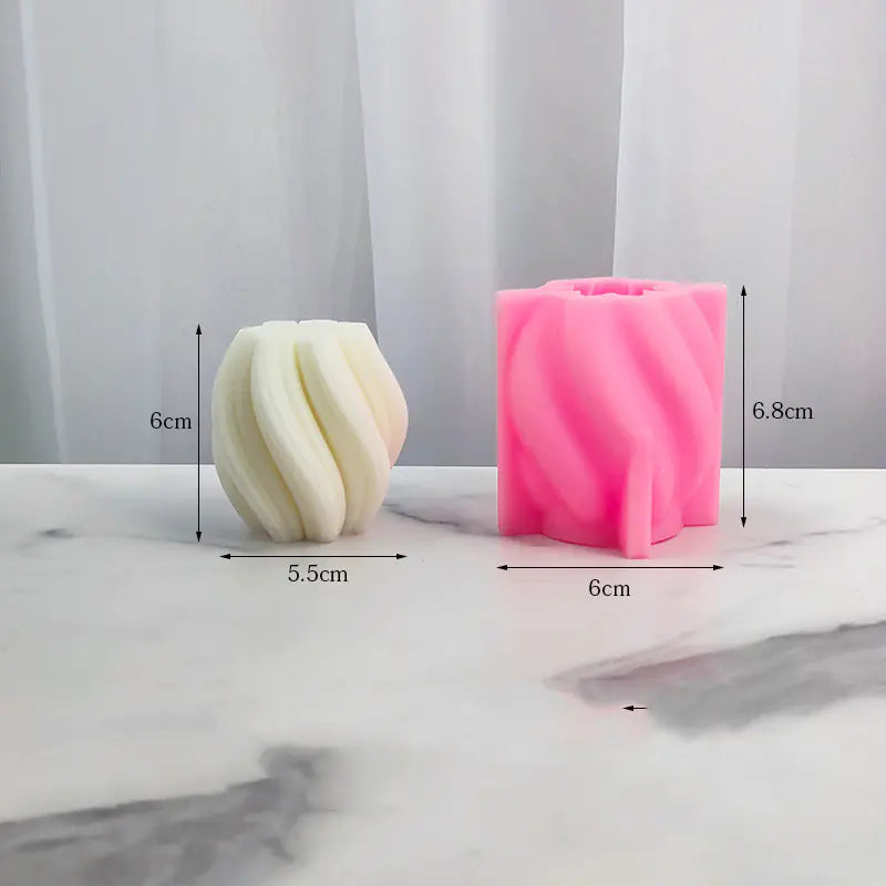 Geometric Silicone Candle
