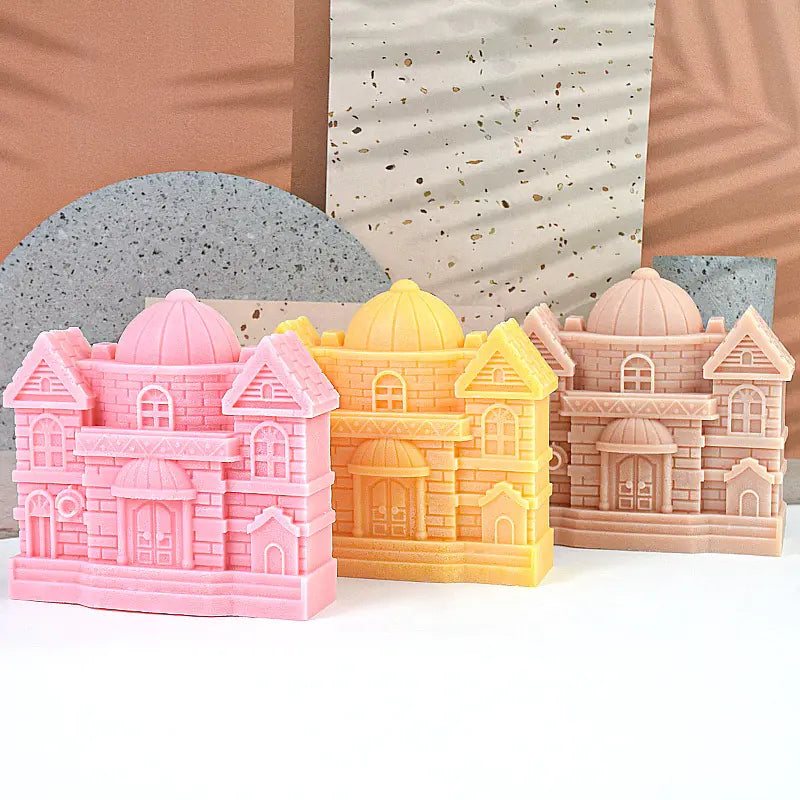 Castle Candle Silicone Mold