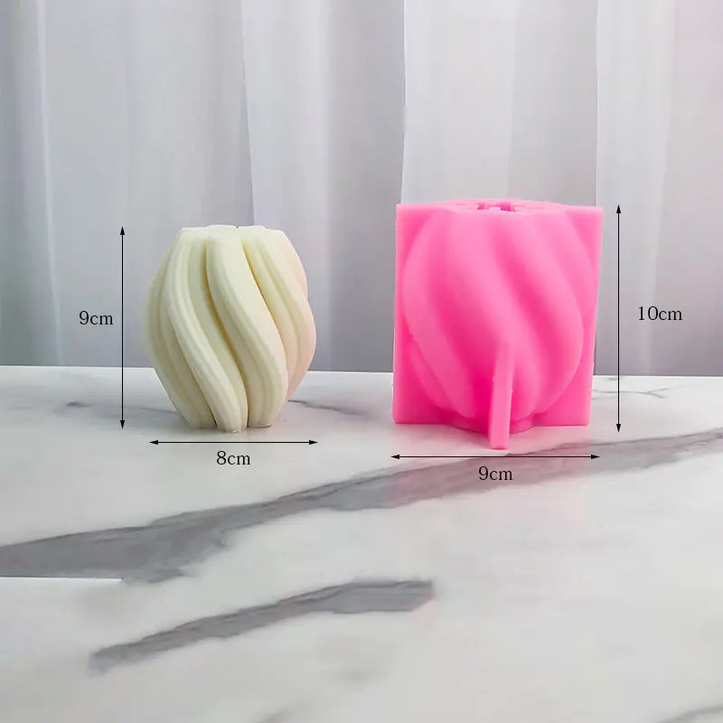 Geometric Silicone Candle