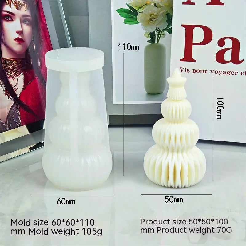 Christmas Tree Silicone Candle Mold