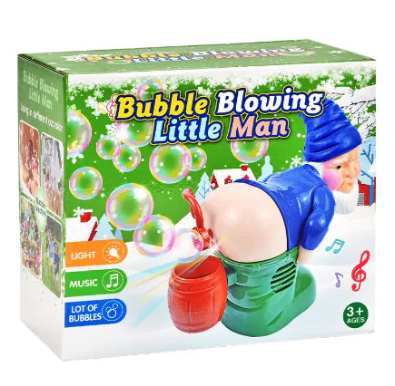 Electric Santa Bubble Machine Toy