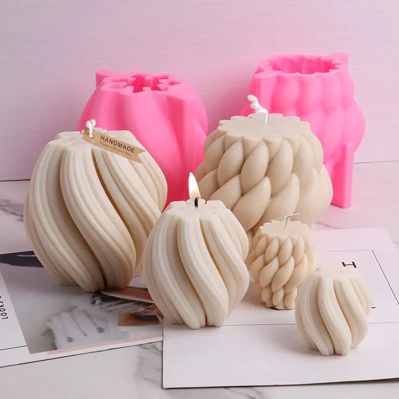 Geometric Silicone Candle
